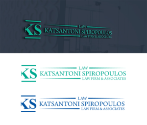 Logo Design by Aqeel Momin for Katsantonis - Spiropoulos Law Firm | Design: #17405177