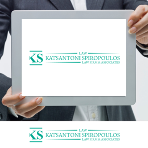 Logo Design by Aqeel Momin for Katsantonis - Spiropoulos Law Firm | Design: #17405207
