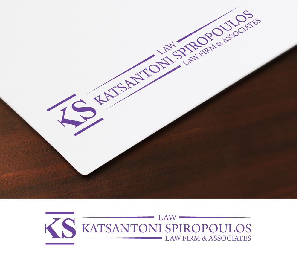 Logo Design by Aqeel Momin for Katsantonis - Spiropoulos Law Firm | Design #17405231