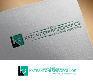 Logo Design by Aqeel Momin for Katsantonis - Spiropoulos Law Firm | Design: #17445160