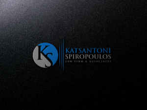 Logo Design by rocklee for Katsantonis - Spiropoulos Law Firm | Design: #17402945