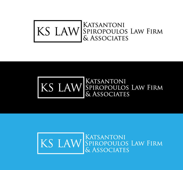 Logo Design by rocklee for Katsantonis - Spiropoulos Law Firm | Design #17455762