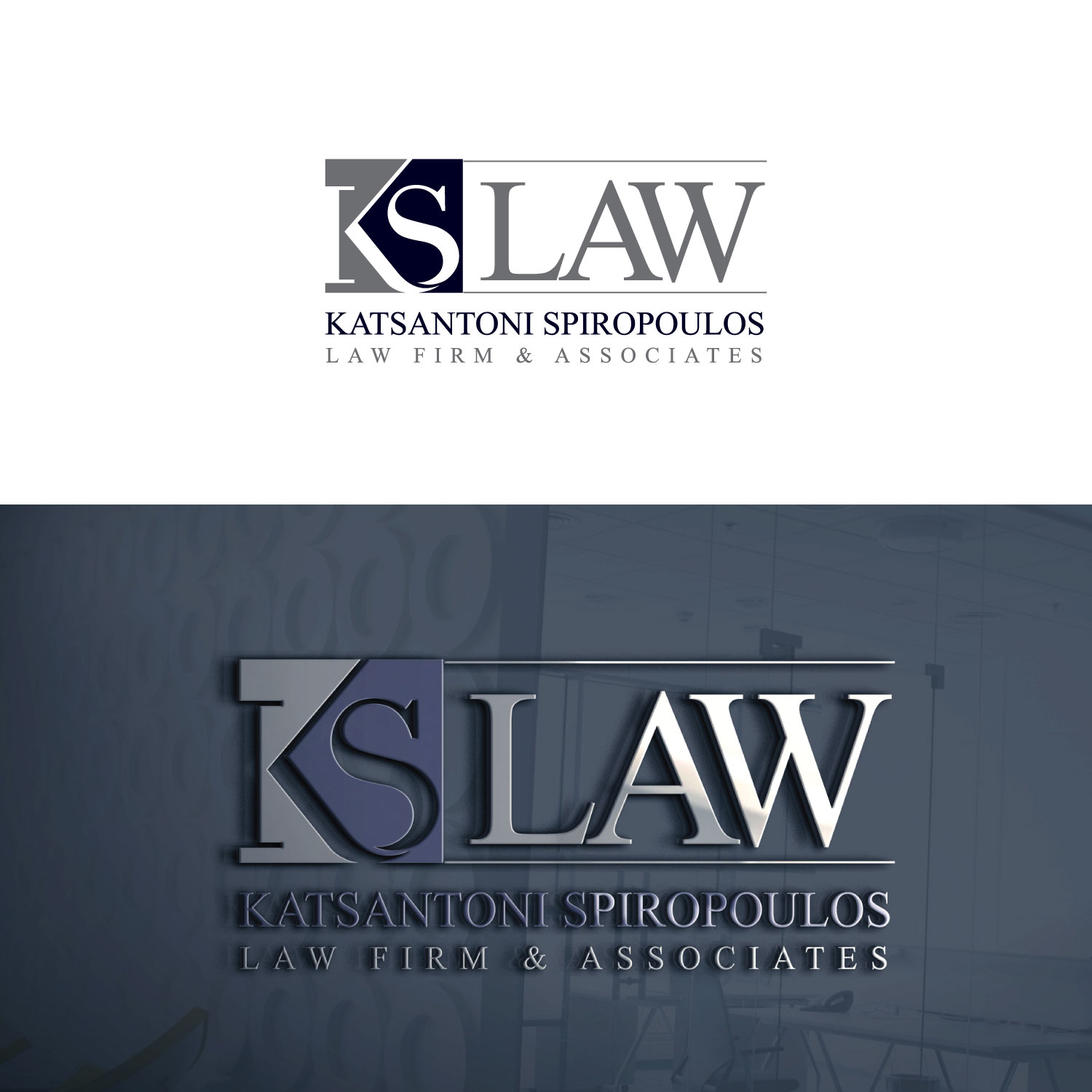Logo Design by concepts for Katsantonis - Spiropoulos Law Firm | Design #17375671