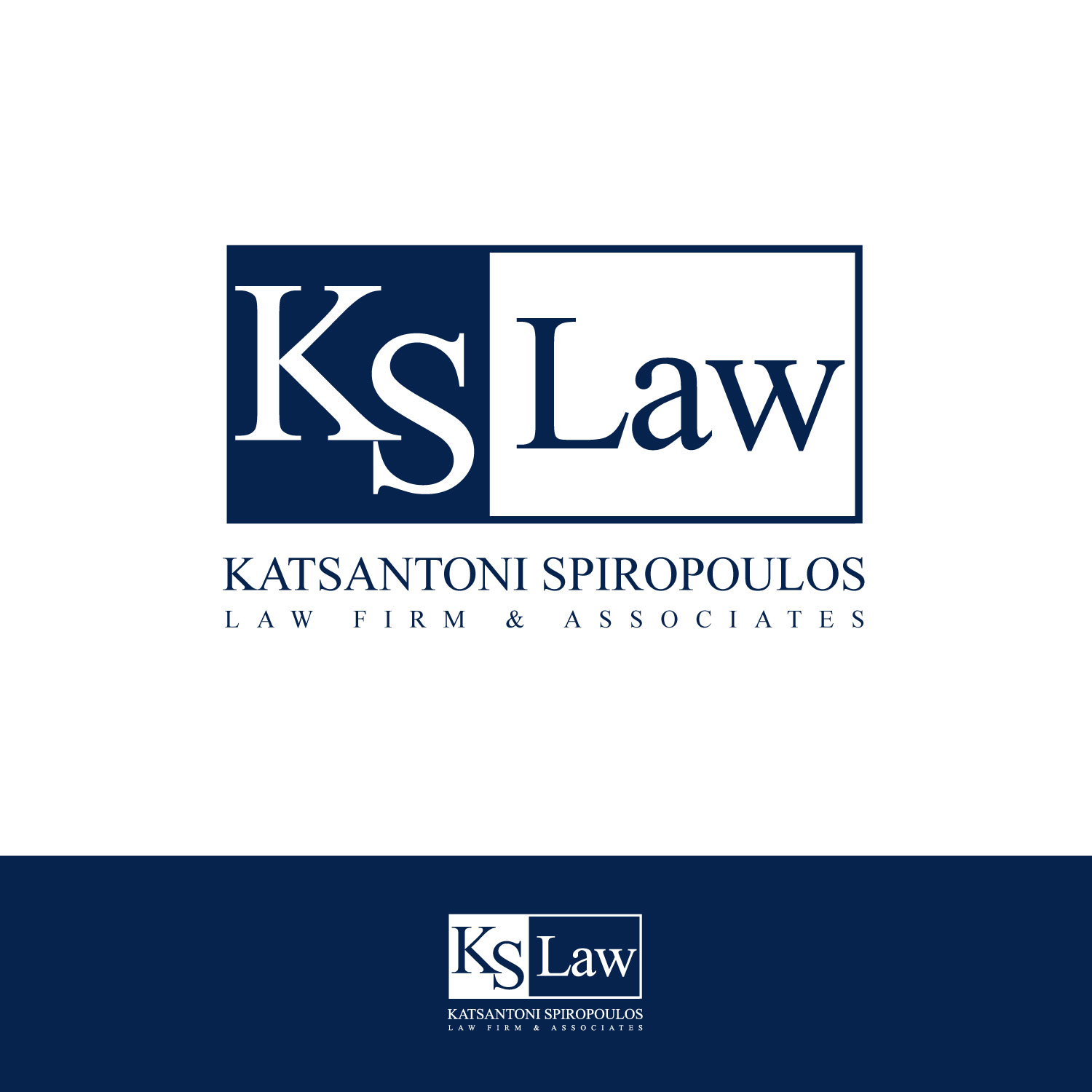 Logo Design by concepts for Katsantonis - Spiropoulos Law Firm | Design #17461224