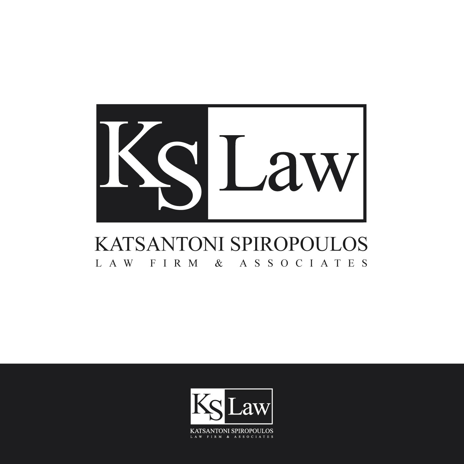 Logo Design by concepts for Katsantonis - Spiropoulos Law Firm | Design #17461225