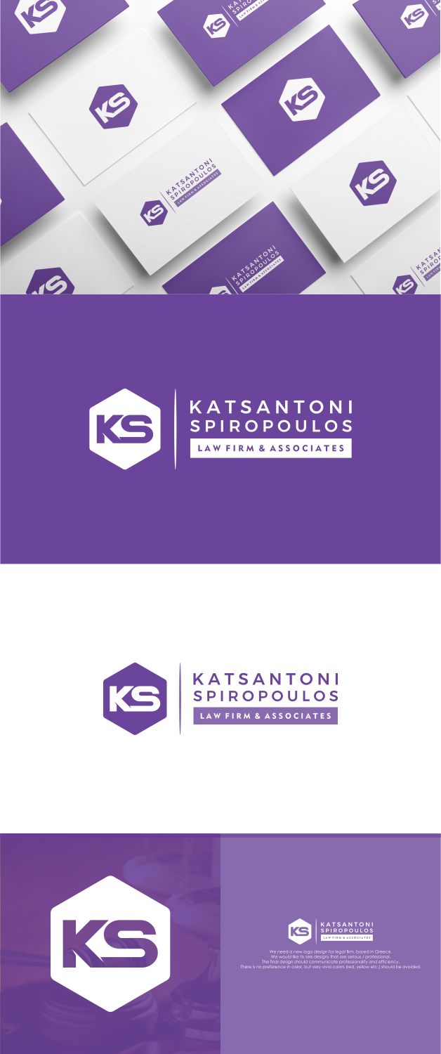 Logo Design by Angkasa Official for Katsantonis - Spiropoulos Law Firm | Design #17429785