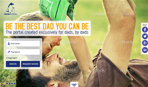 New B2C website design to help dads be better dads | Web Design by RupalTechno