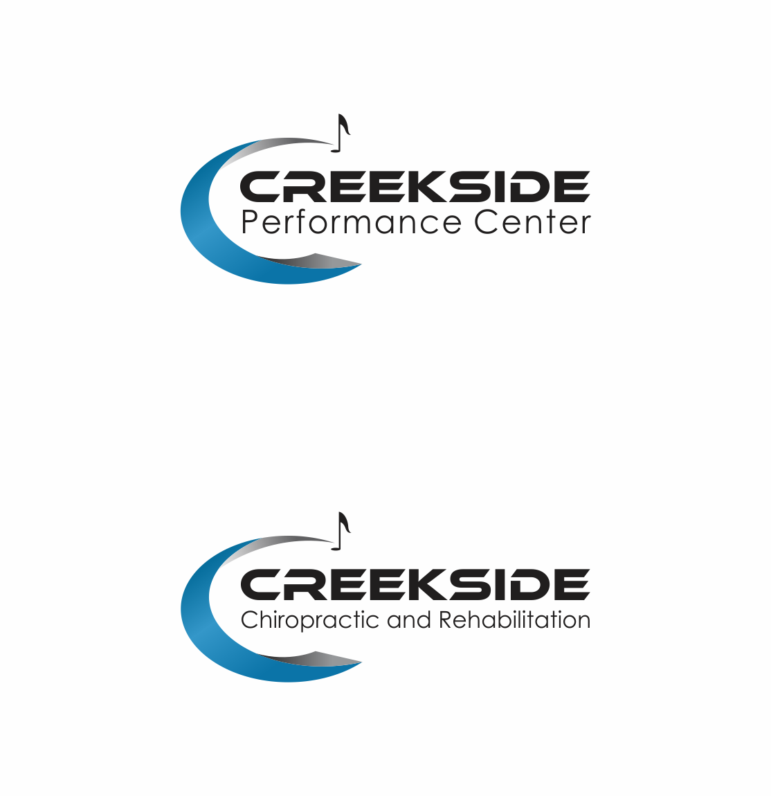 Logo Design by Arham Hidayat for Creekside Chiropractic and Rehabilitation | Design #17394167