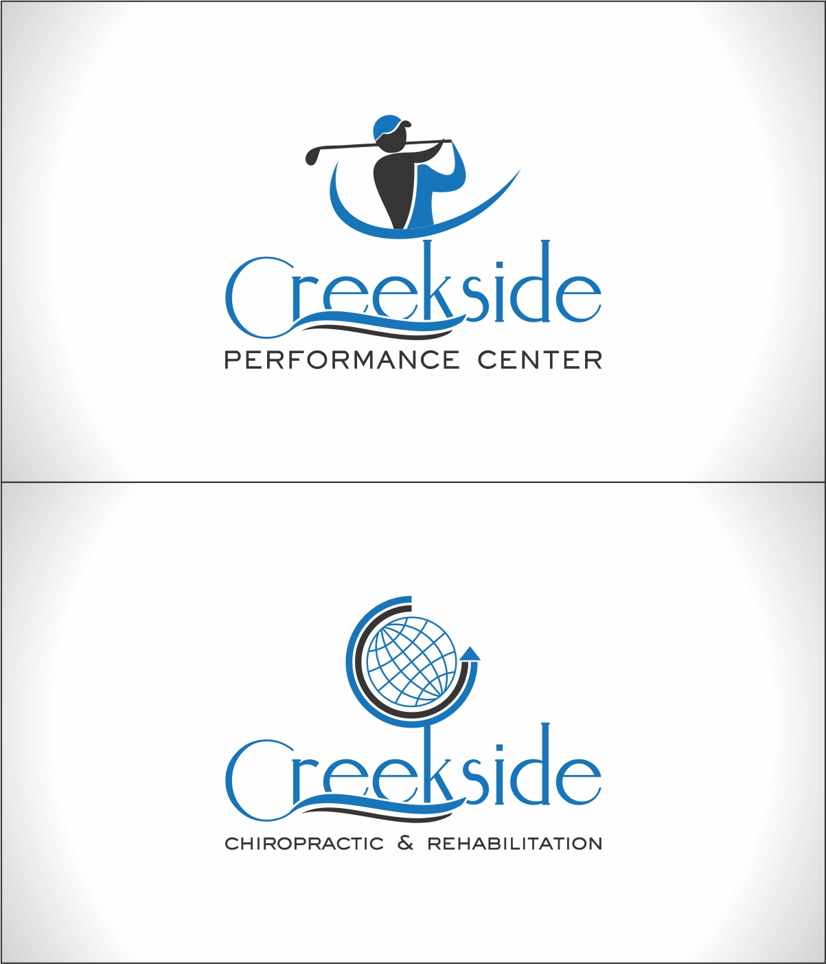 Logo Design by Robert Macwan for Creekside Chiropractic and Rehabilitation | Design #17417390