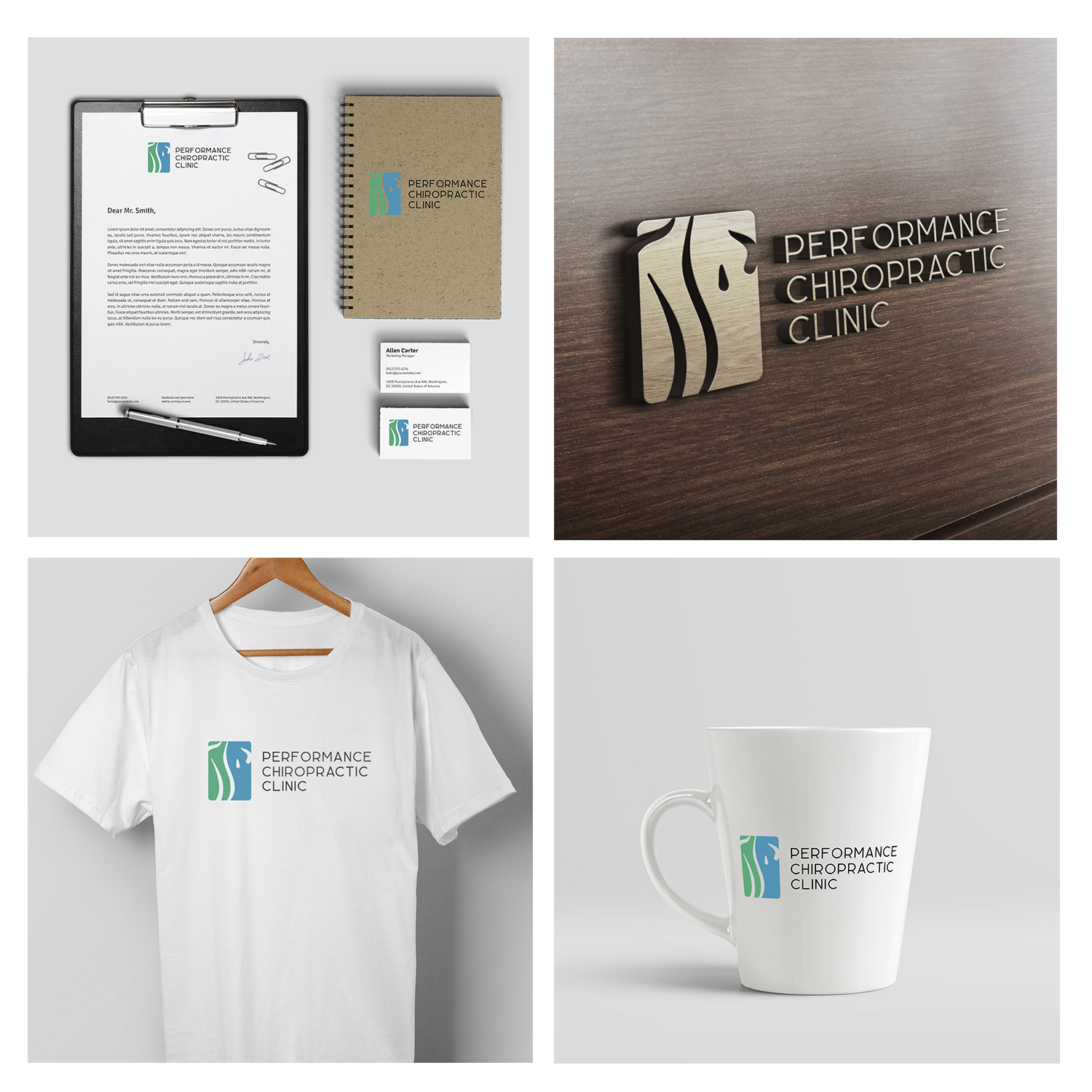 Logo Design by Artur Zherdetskii for Performance Chiropractic Clinic | Design #17330209