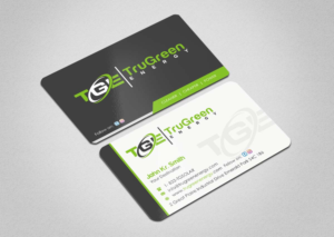 Business Card Design by INDIAN_Ashok for TruGreen Energy | Design: #17344667