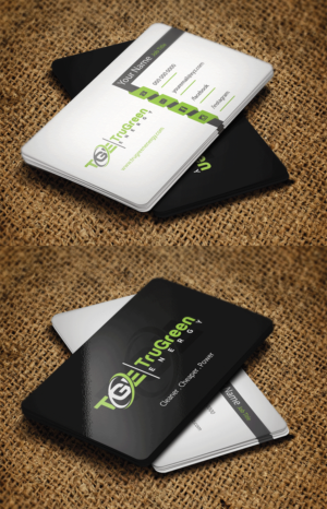 Business Card Design by Riz' for TruGreen Energy | Design #17331970