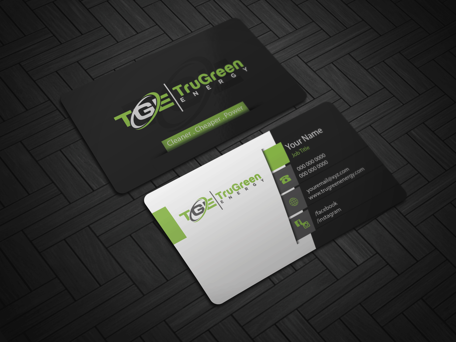 Design de Carte de Visite par Riz' pour TruGreen Energy | Design #17332967