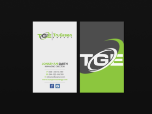 Business Card Design by Creations Box 2015 for TruGreen Energy | Design: #17338515