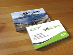 Business Card Design by Creations Box 2015 for TruGreen Energy | Design: #17338516