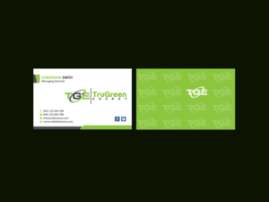 Business Card Design by Creations Box 2015 for TruGreen Energy | Design: #17338517