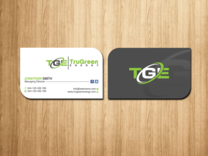 Diseño de Tarjeta de Presentación por Creations Box 2015 para TruGreen Energy | Diseño: #17338526