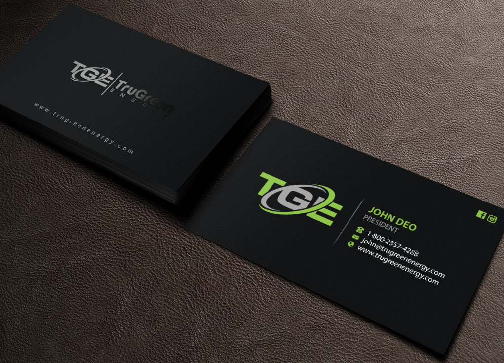 Design de Carte de Visite par Brand aid pour TruGreen Energy | Design #17335380