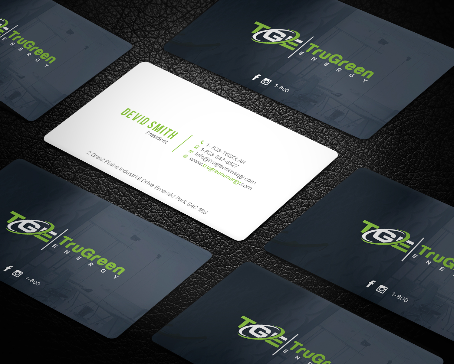 Design de Carte de Visite par Tripti Ranjan Gain pour TruGreen Energy | Design #17340961