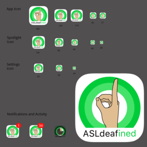 Icon Design by Jozbel for ASLdeafined.com | Design: #17336152