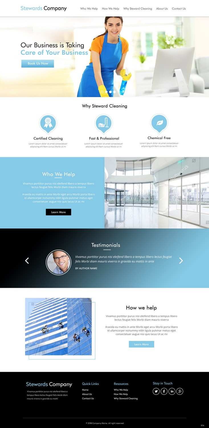 Web-Design von pb für stewards company | Design #17334750