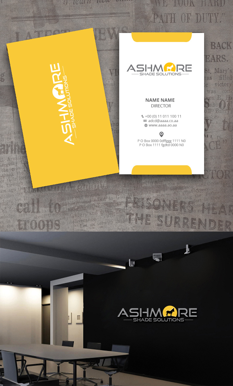 Logo Design by zebronicgraphic for Ashmore Shade Solutions | Design #17336222