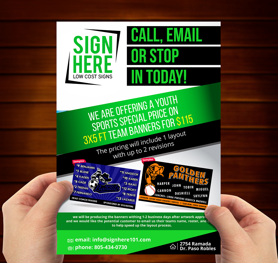 Flyer Design by Ushan sampath for this project | Design #17332893
