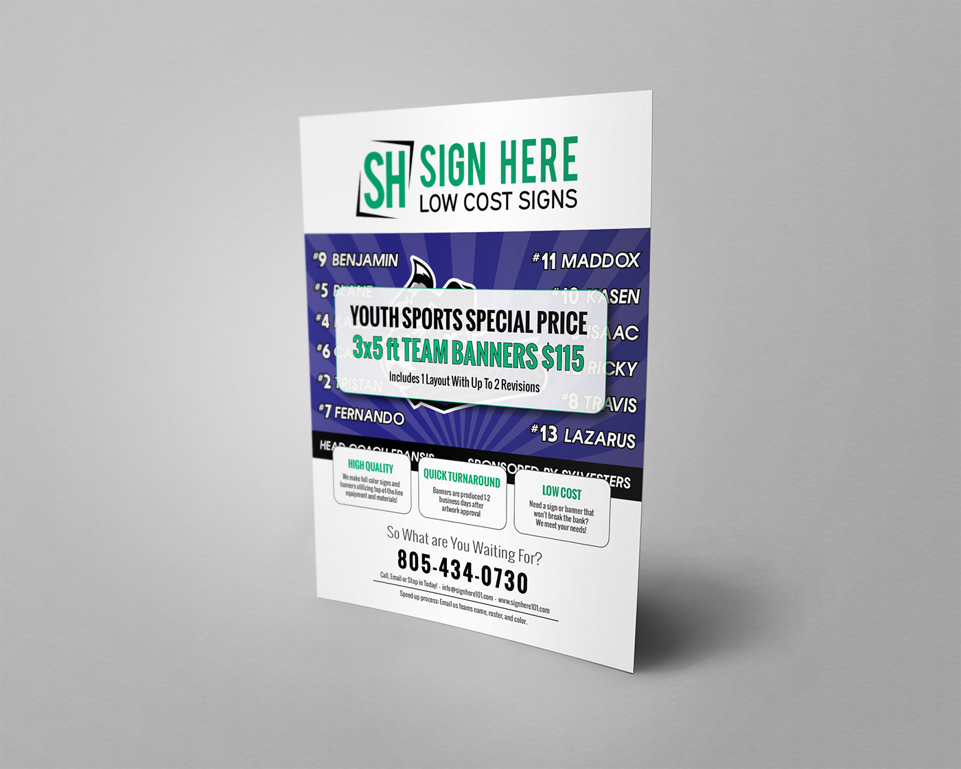 Bold Modern Flyer Design For A Company By Alexandar Design