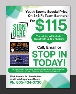 Flyer Design by Deziners Zone for this project | Design: #17337556