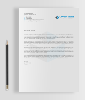 Stationery Design by chandrayaan.creative for Upper Edge Property Management Inc. | Design: #17340714