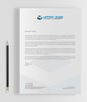 Stationery Design by chandrayaan.creative for Upper Edge Property Management Inc. | Design: #17340865