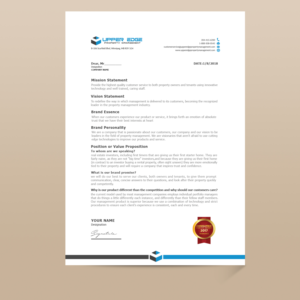 Diseño de Papelería por bdesigner9 para Upper Edge Property Management Inc. | Diseño #17367417
