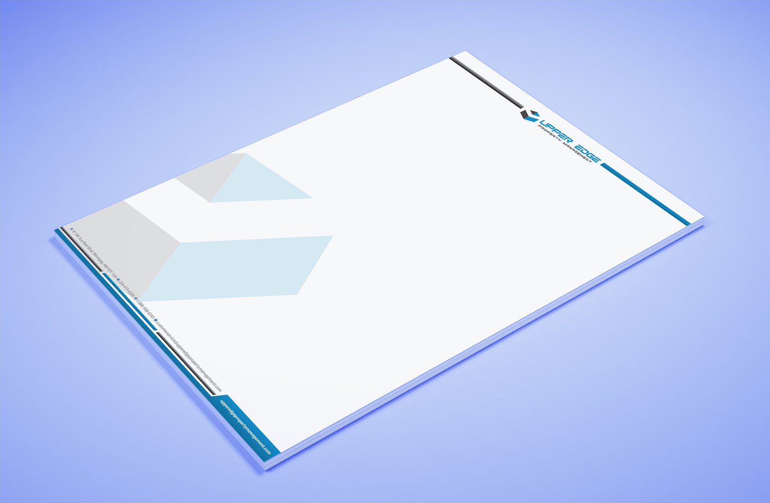 Stationery Design by Petter Goms for Upper Edge Property Management Inc. | Design #17429237