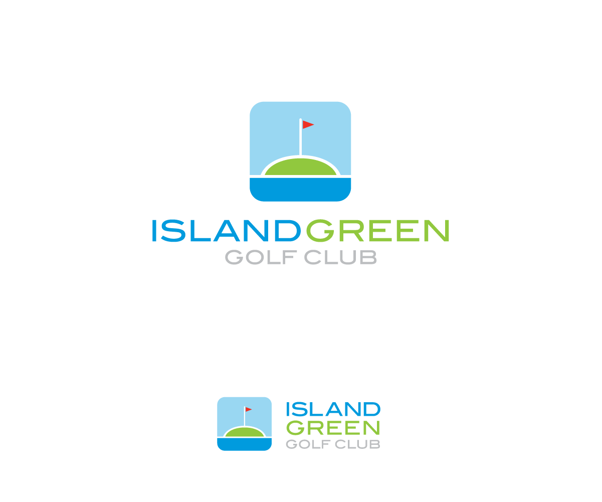 Design De Logo Moderne Masculin Golf Course Pour Island Green Golf Course Pour Island Green