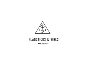Flagsticks and Vines,  Marlborough | Logo Design by Hiccups Design