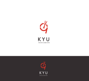 KYU  -  Poke Bowl & Bubble Waffle  | Design de Logo par Hiccups Design