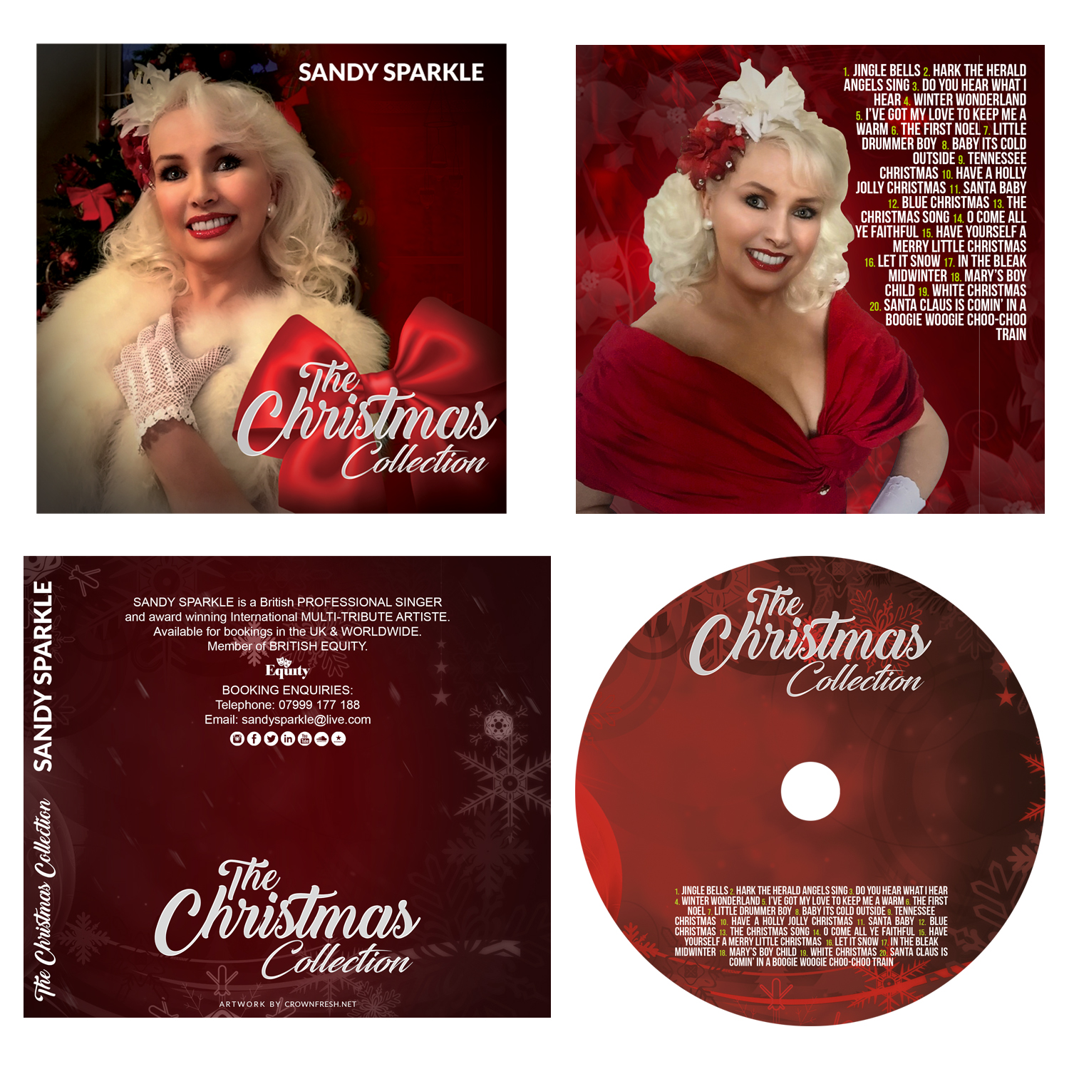 CD Cover Design by CrownFresh for Sandy Sparkle | Design #17602622