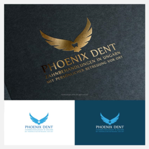  Phoenix Dent - dental treatment in Hungary with personal care on site | Logo Design by madeli