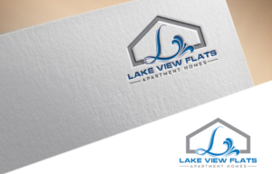 Lakeview Flats, luxury rental community | Logo Design by Juli creation