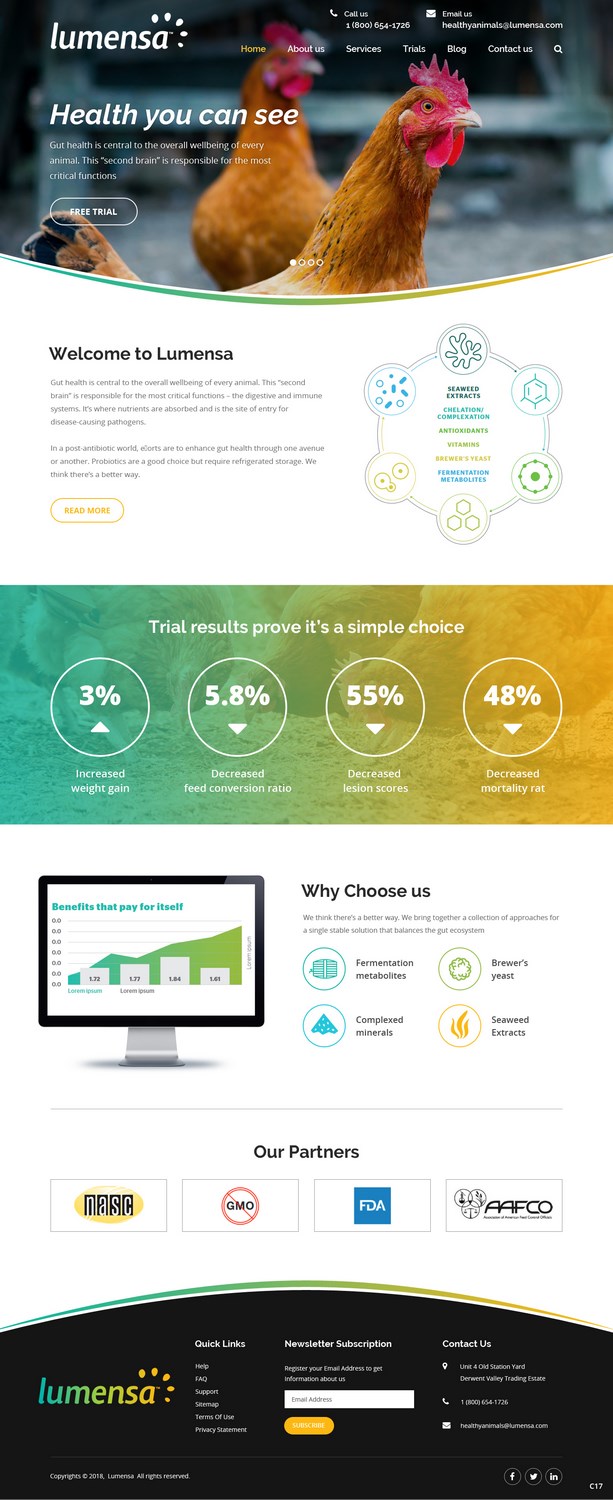 Web Design by pb for Cytozyme | Design #17345904