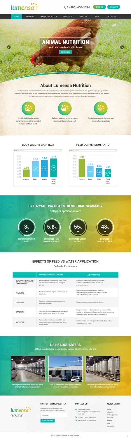 Web-Design von pb für Cytozyme | Design #17345912