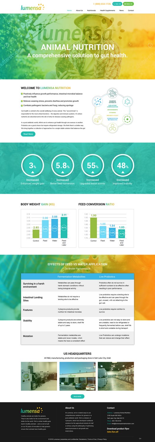 Diseño Web por pb para Cytozyme | Diseño #17403525