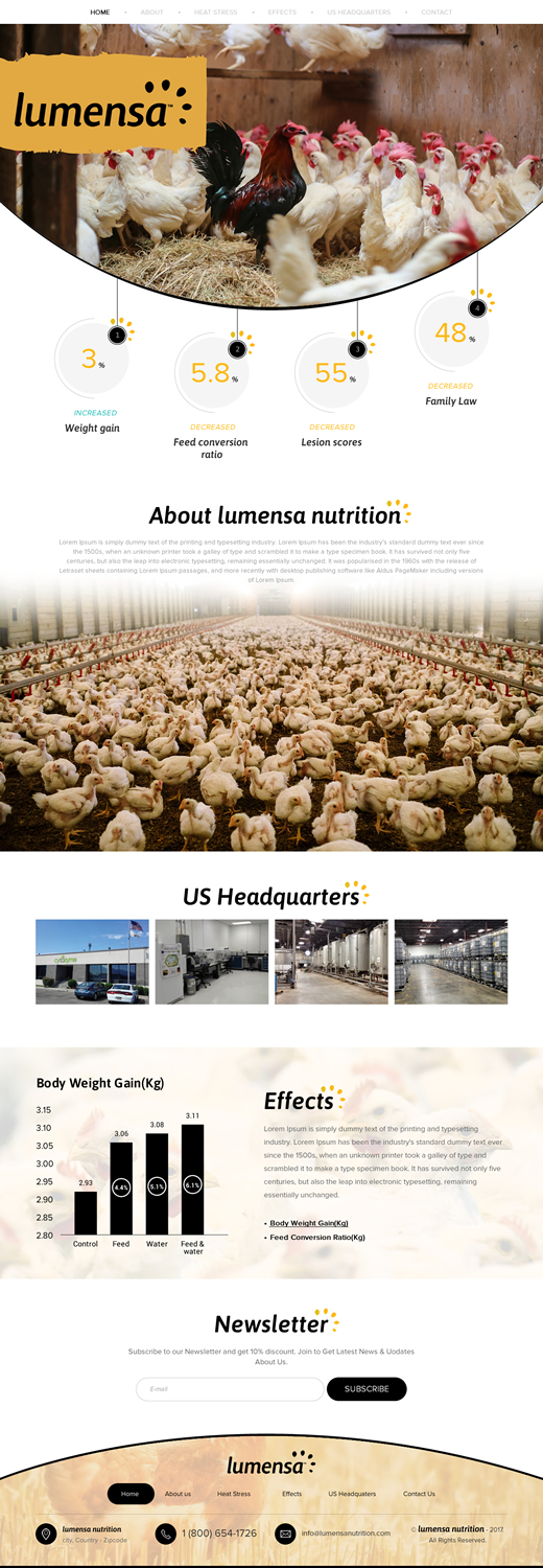 Web Design by rightway for Cytozyme | Design #17345143