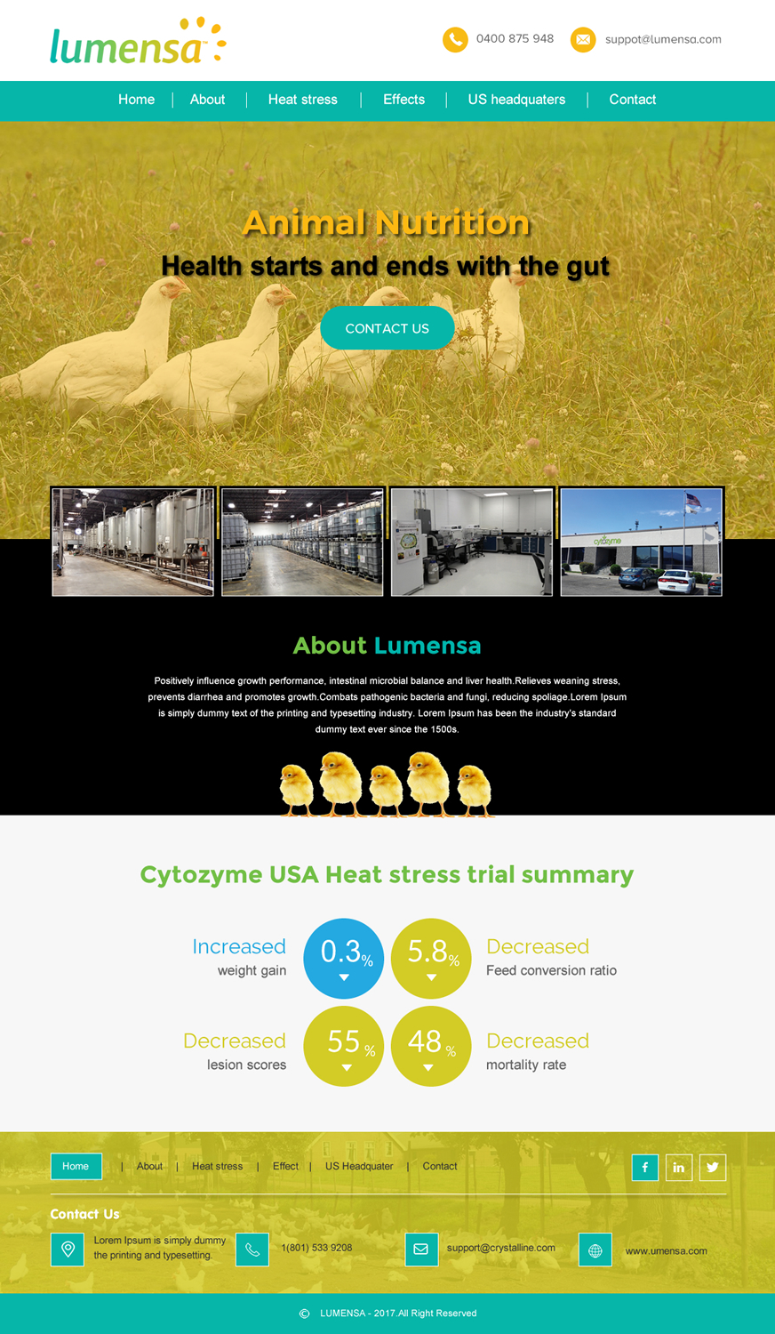 Web Design by rightway for Cytozyme | Design #17345152