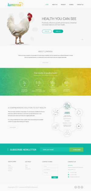 Web-Design von primarydesigner2k9 für Cytozyme | Design #17373094