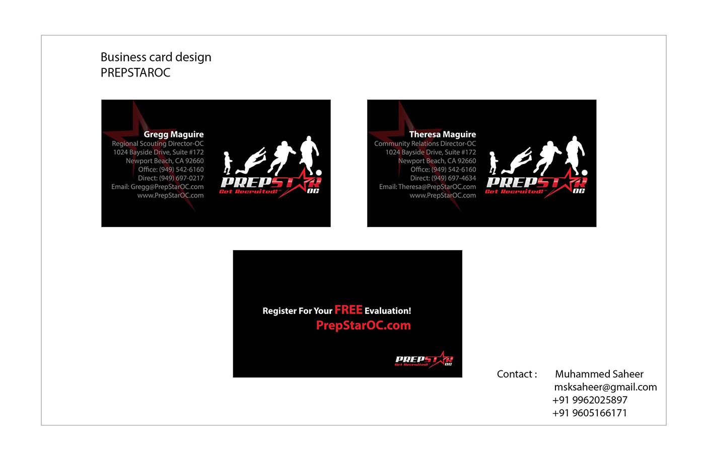 Diseño de Tarjeta de Presentación por saheer para este proyecto | Diseño #2712116