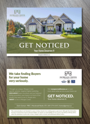 Postcard Design by Alexandar for Macdonald Realty | Design: #17579812