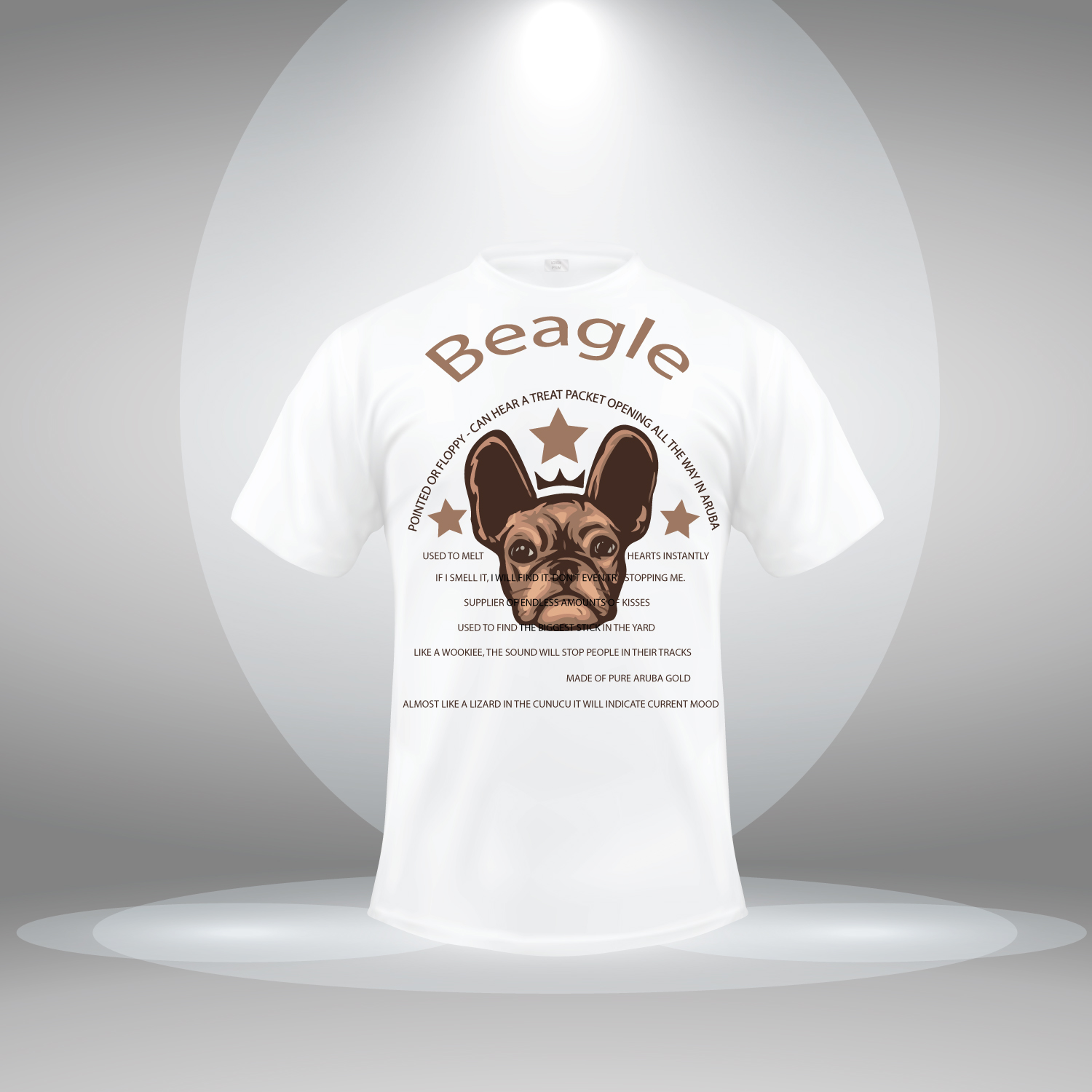 T-shirt Design by amiofice 2 for Floppy Ears Dog Treat Company, LLC | Design #17472632
