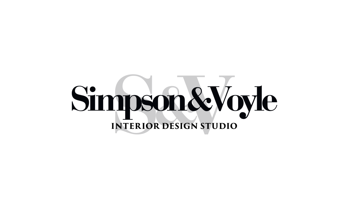 Logo Design by trufya for Simpson & Voyle Interior Design | Design #17371219