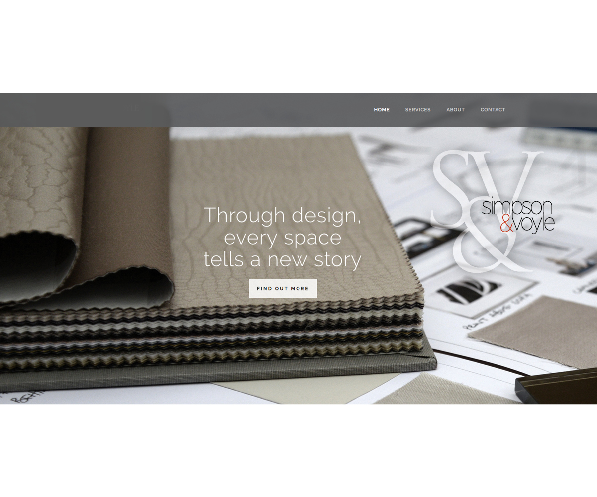 Design de Logo par Bittersweet pour Simpson & Voyle Interior Design | Design #17360122